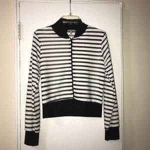 Almost New Stripped Zip up Jacket
